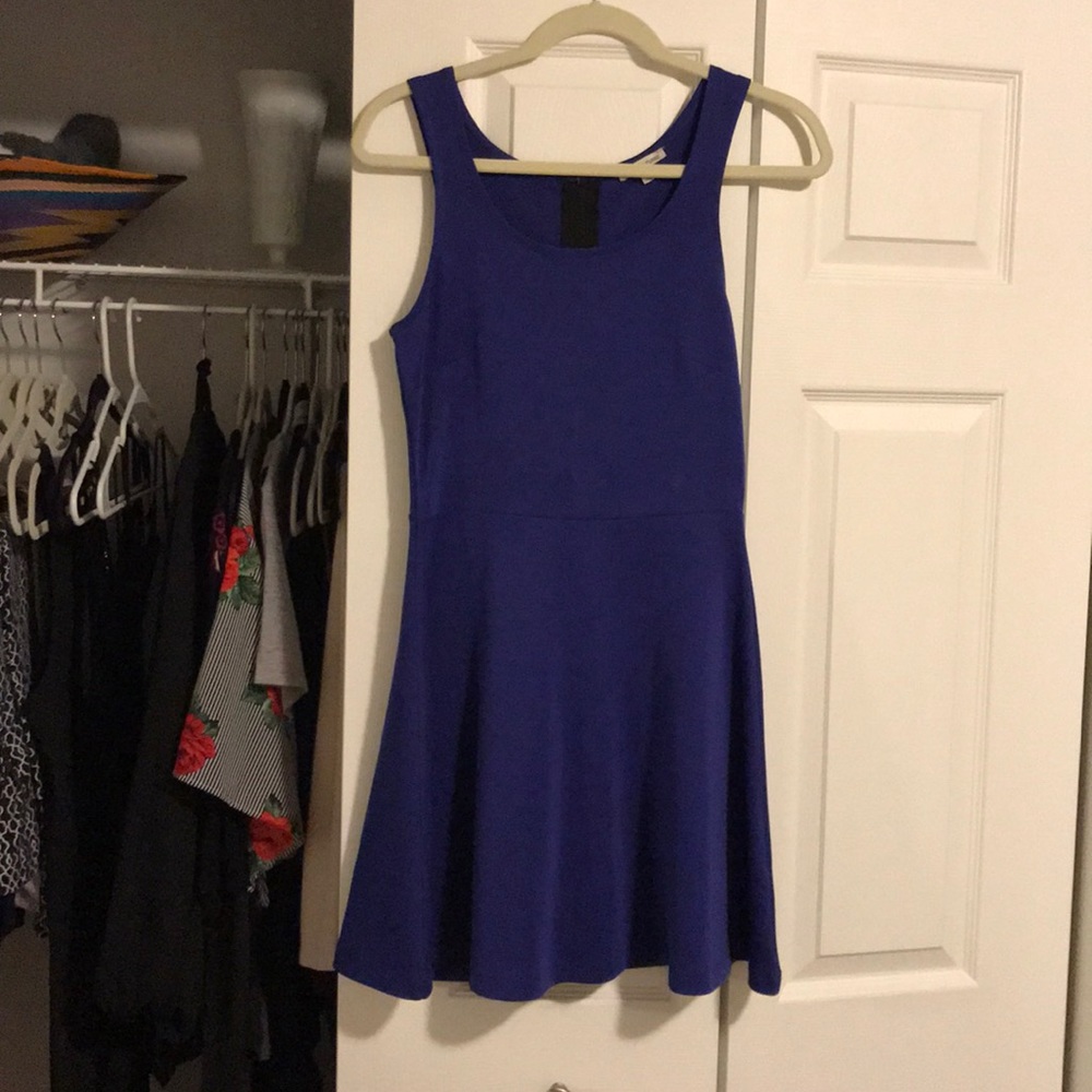 Dark purple dress